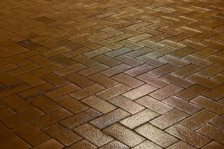 Shiny Brick Pavers