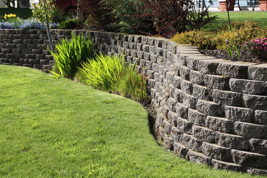 Brick Retaining Wall